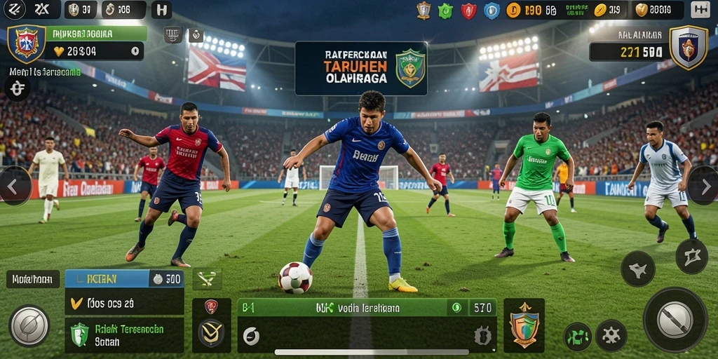 Tampilan aplikasi 5ZK dengan fitur taruhan olahraga yang menarik.