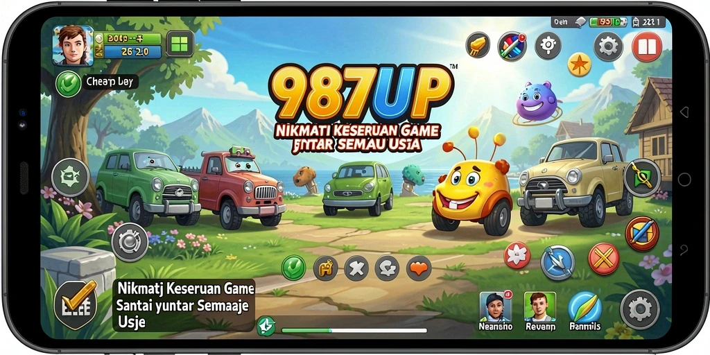 Tampilan gameplay 987UP yang menyenangkan dan interaktif.
