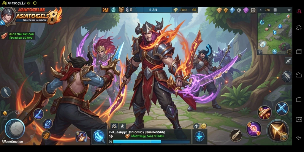 Screenshot utama ASIATOGEL88 menampilkan aksi seru dalam gameplay MMORPG.