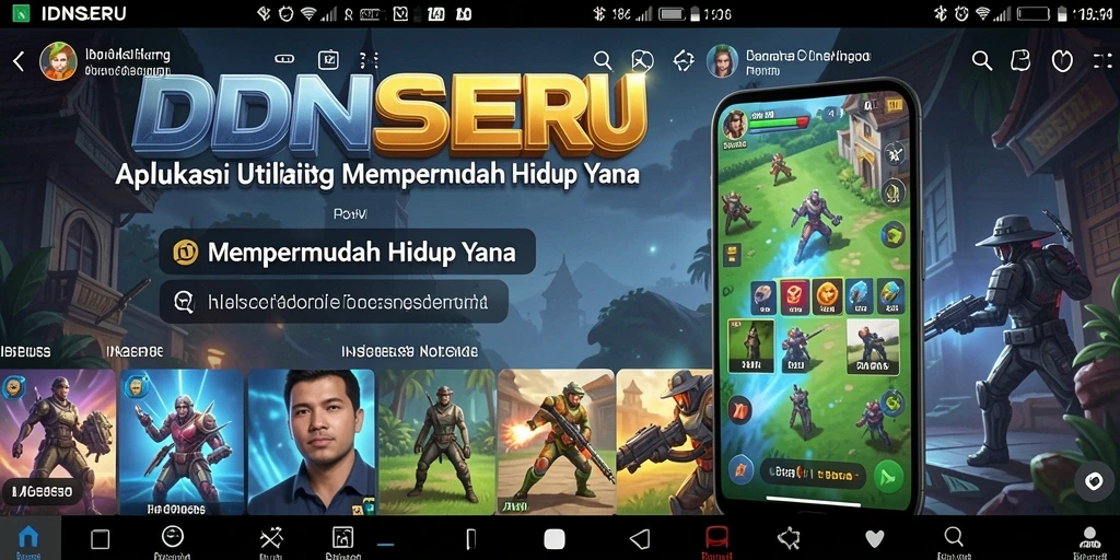 Tampilan utama IDNSERU yang menunjukkan fitur pengelola tugas.