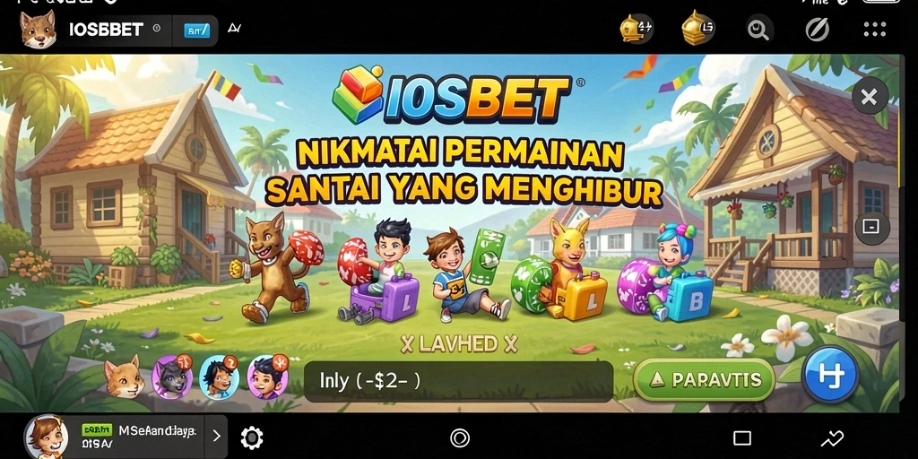 Tampilan gameplay IOSBET yang seru dan menghibur.