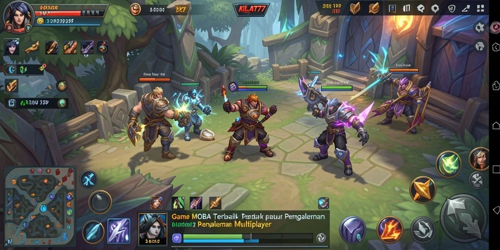 Gameplay seru KILAT77 dalam pertarungan MOBA yang menegangkan.