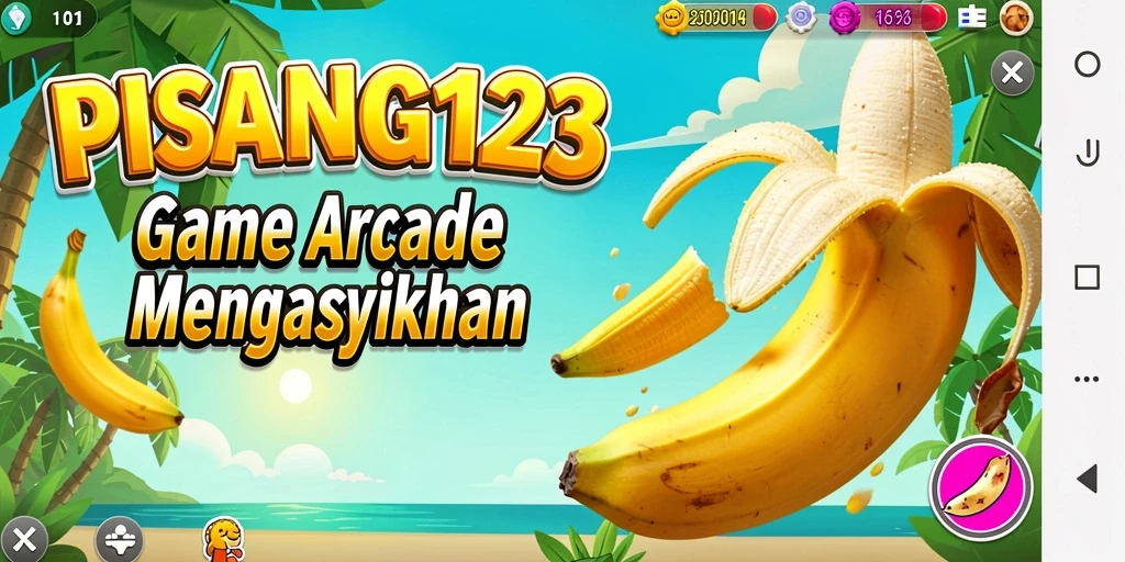 Gameplay PISANG123 yang seru dan menghibur dengan karakter lucu.