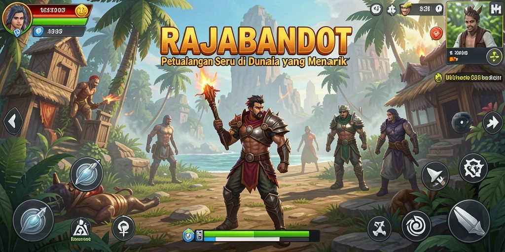 Tampilan menarik dari gameplay RAJABANDOT yang penuh tantangan.