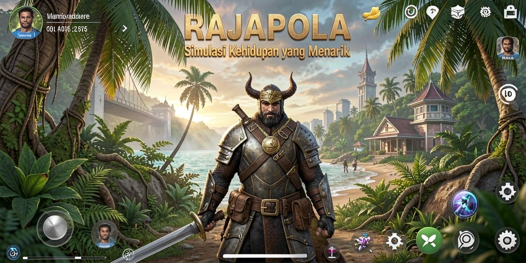 Gameplay menarik dan interaktif di RAJAPOLA.