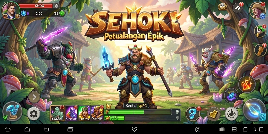 Tampilan gameplay SEHOKI yang menakjubkan dan menarik.