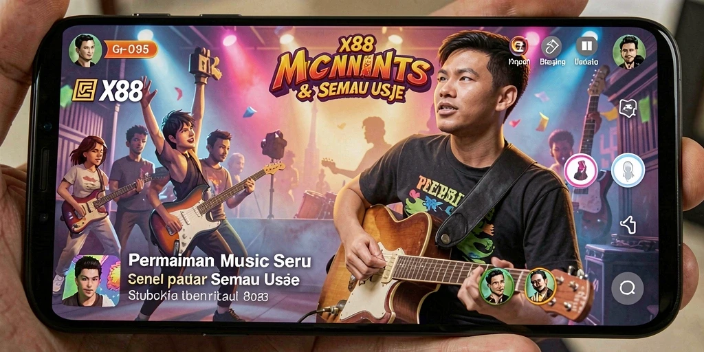 Tampilan gameplay X88 yang seru dan interaktif.